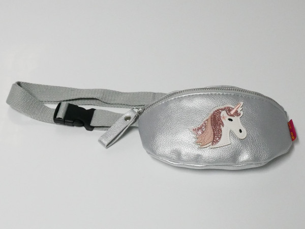 Kis Me Gürteltasche Einhorn silber