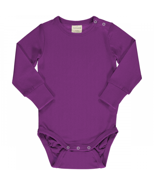 Maxomorra Body Langarm Solid Violet