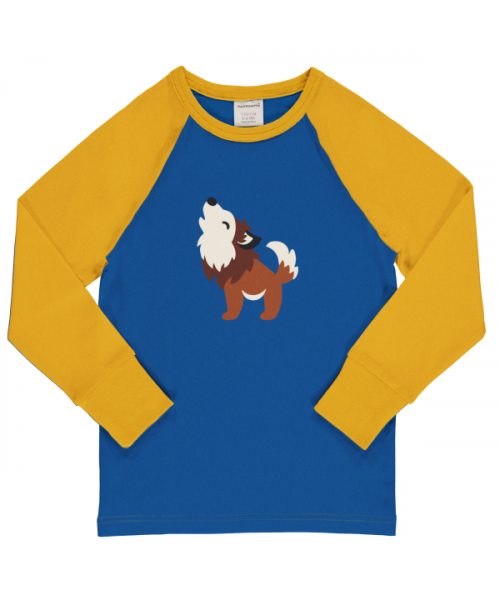 Maxomorra Langarmshirt Raglan Wolf