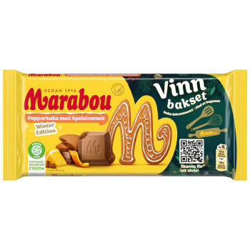 Jättegott Marabou Pepparkaka Apelsin Winter Edition (185 g)