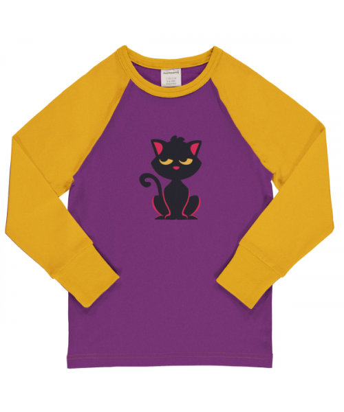 Maxomorra Langarmshirt Raglan Cat Katze