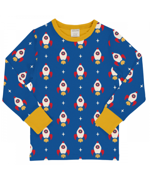 Maxomorra Langarmshirt Rocket Rakete