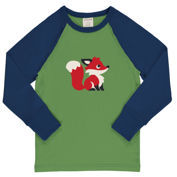 Maxomorra Langarmshirt Raglan Fuchs