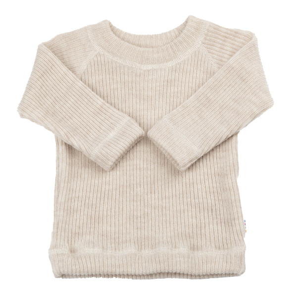 Joha warme Wollpullover creme Merinowolle Joha