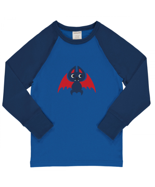 Maxomorra Langarmshirt Raglan Bat Fledermaus