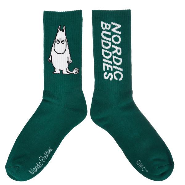 Nordic Buddies Mumin Tennis Socken grün Gr. 40-45