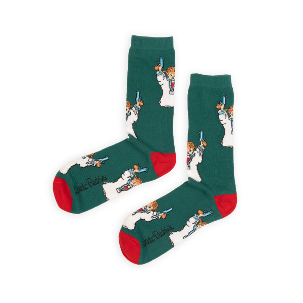 Nordic Buddies Pippi Langstrumpf THE BANG Erwachsene Socken Gr. 40-45