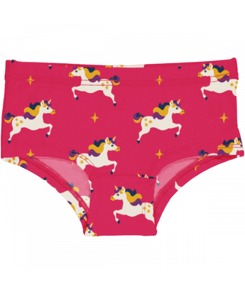 Maxomorra Unterhose Unicorn Pink