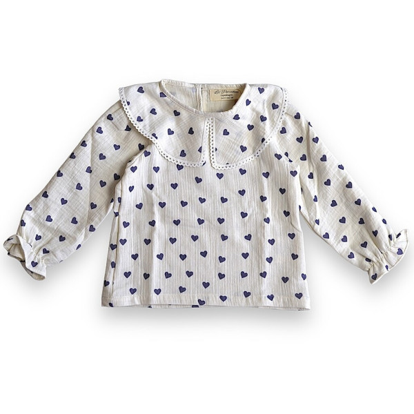 Bluse Heart Mousselin - Lil' Paradise