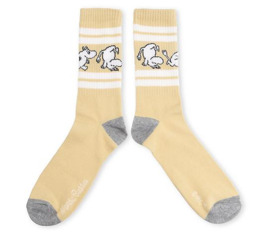 Nordic Buddies Mumin Tennis Socken Beige Gr. 40-45