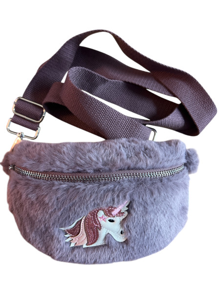 Kis Me Sidebag Einhorn lila Pluesch