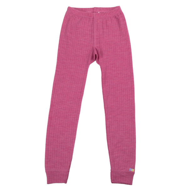 Joha warme Woll-Leggings aus Merinowolle rosa