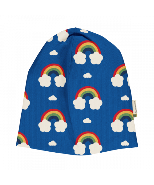 Maxomorra Kindermütze Sweat Rainbow Regenbogen