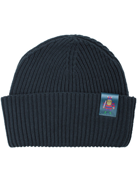 Danefae Daneby Beanie Baumwoll-Mütze Dark Slate