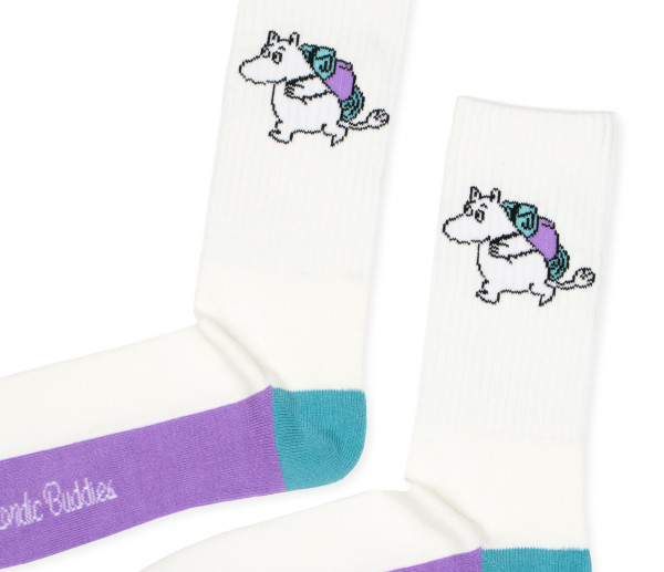 Nordic Buddies Mumin weiße Retro Socken Gr. 40-45