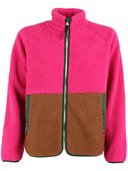 Danefae Fleecejacke Danebirk Bright Pink Tobacco